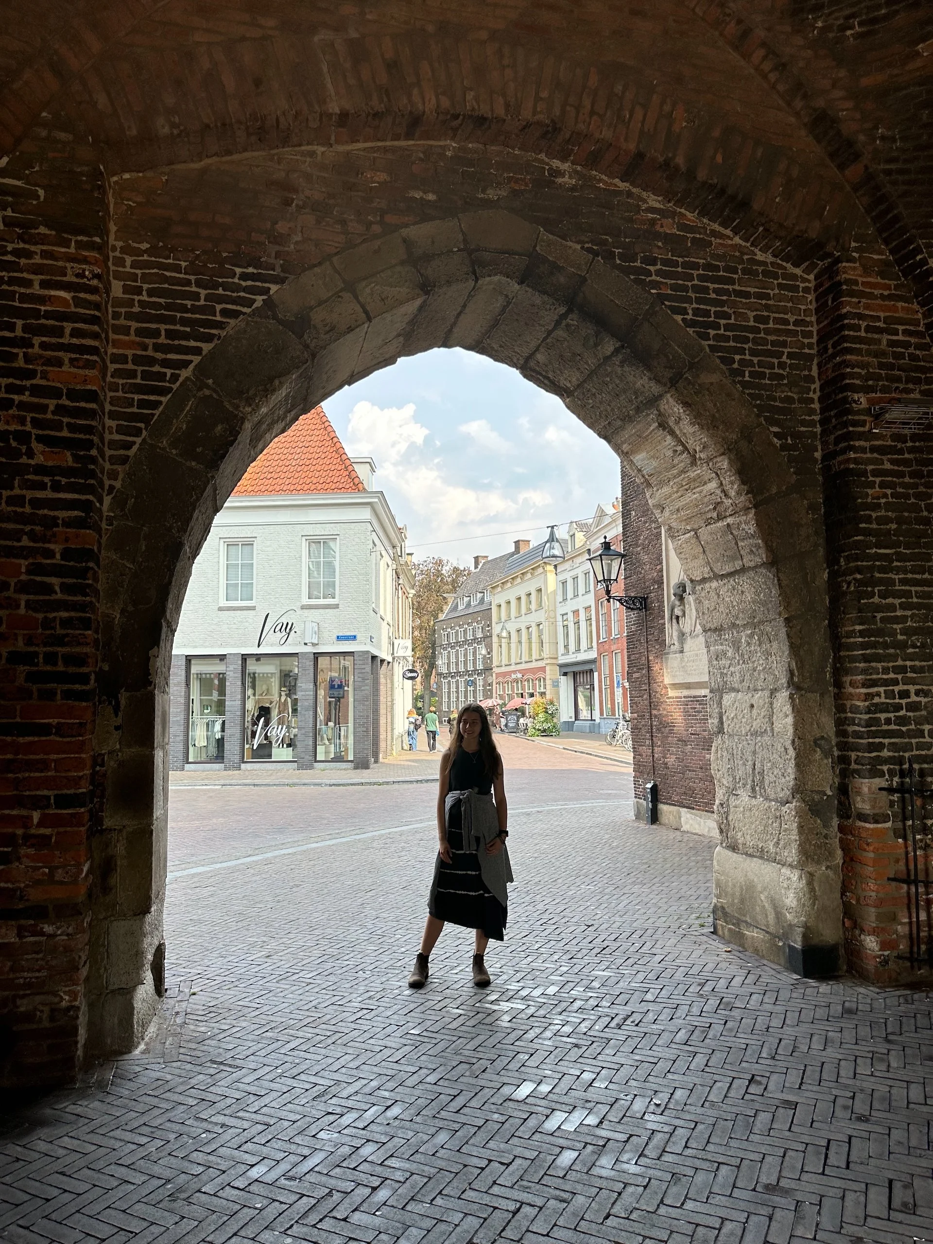  Mackenzie under the gate. 