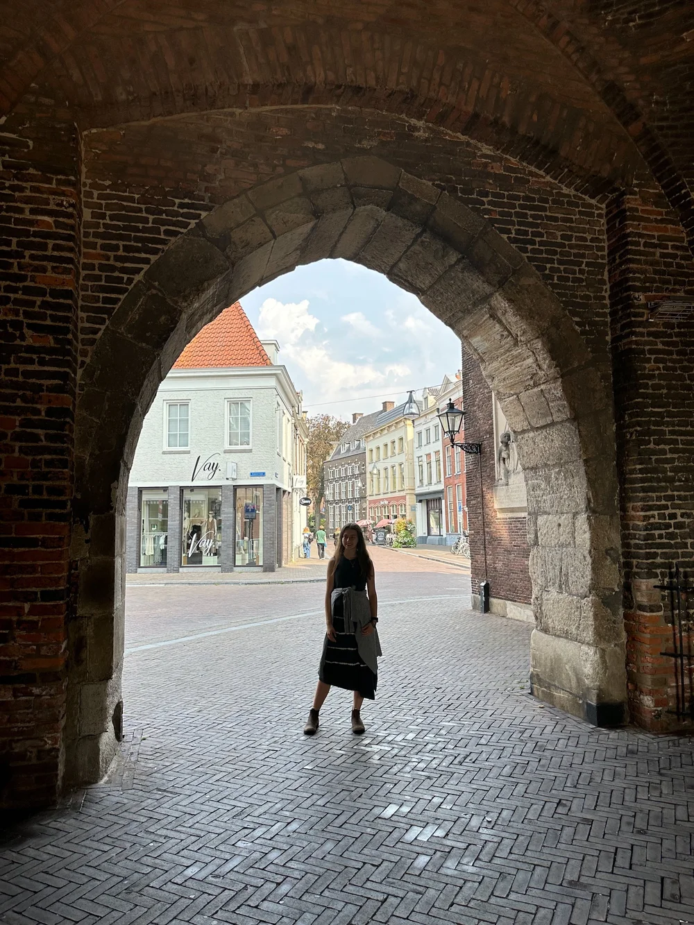  Mackenzie under the gate. 