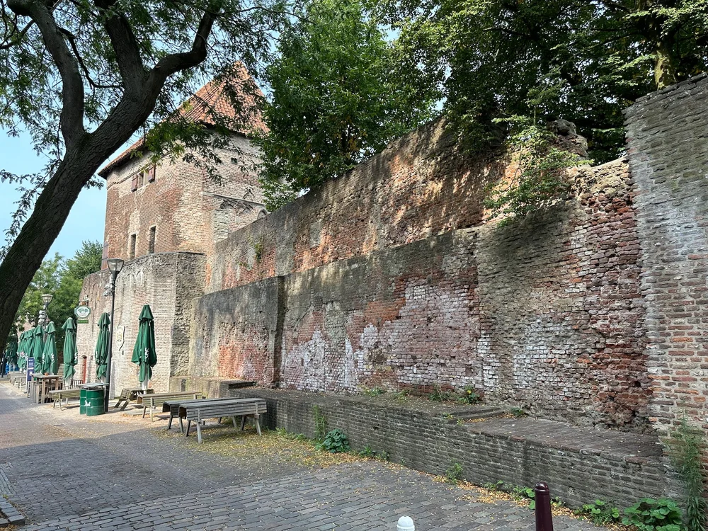  Some stretches of the old walls are looking a little rough. 