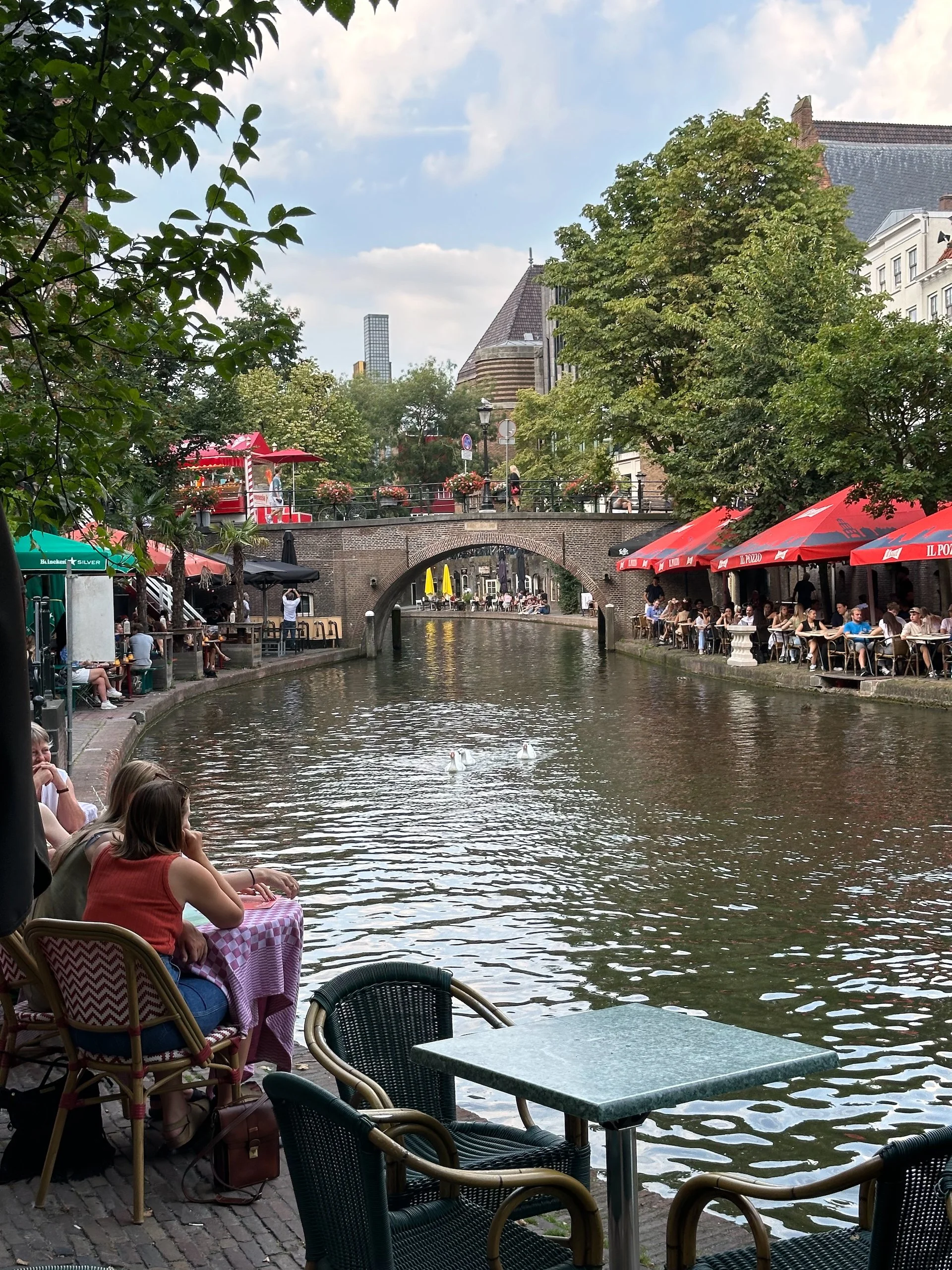  The view from our dinner spot. 