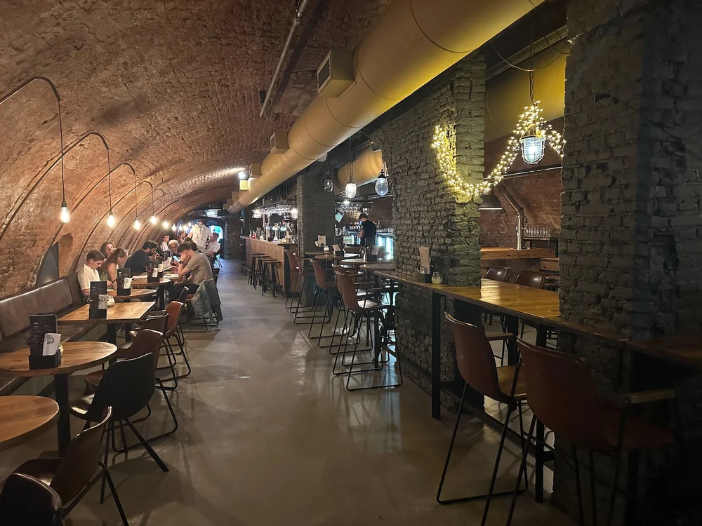  Another view inside the restaurant.  