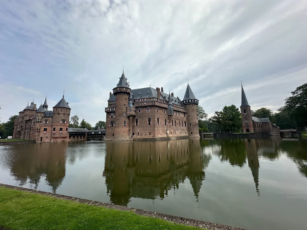  No proper castle would be without a moat! 