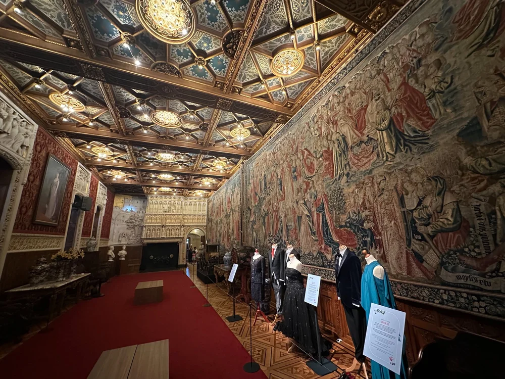  And along the wall was this massive tapestry.  