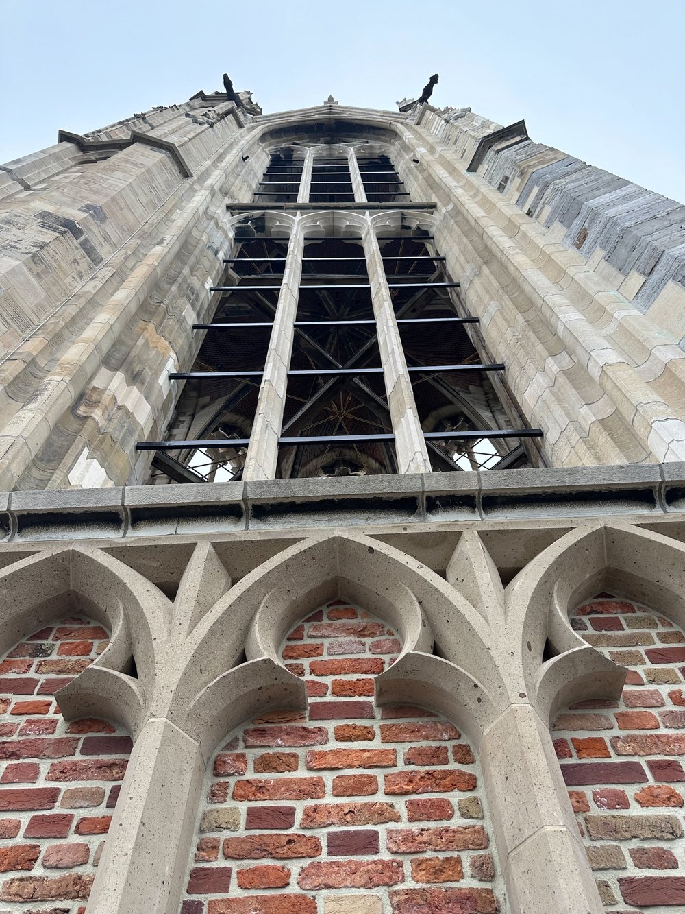  This was the second highest level of the tower. I have no idea how they got these bells up this high… 