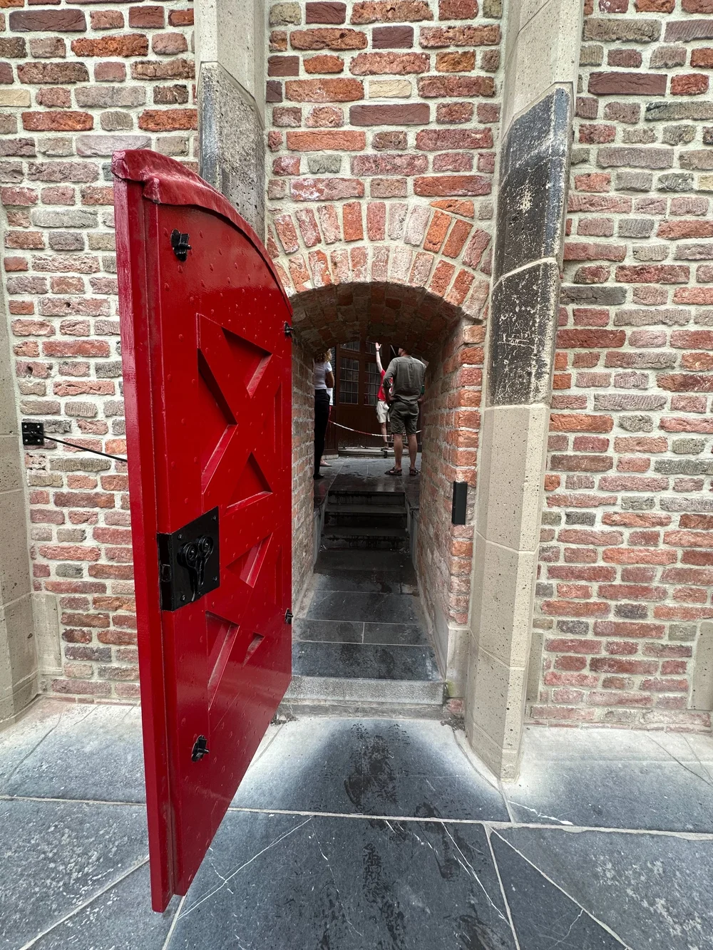  Heading through a very cool door, inot the best part of the tower. 