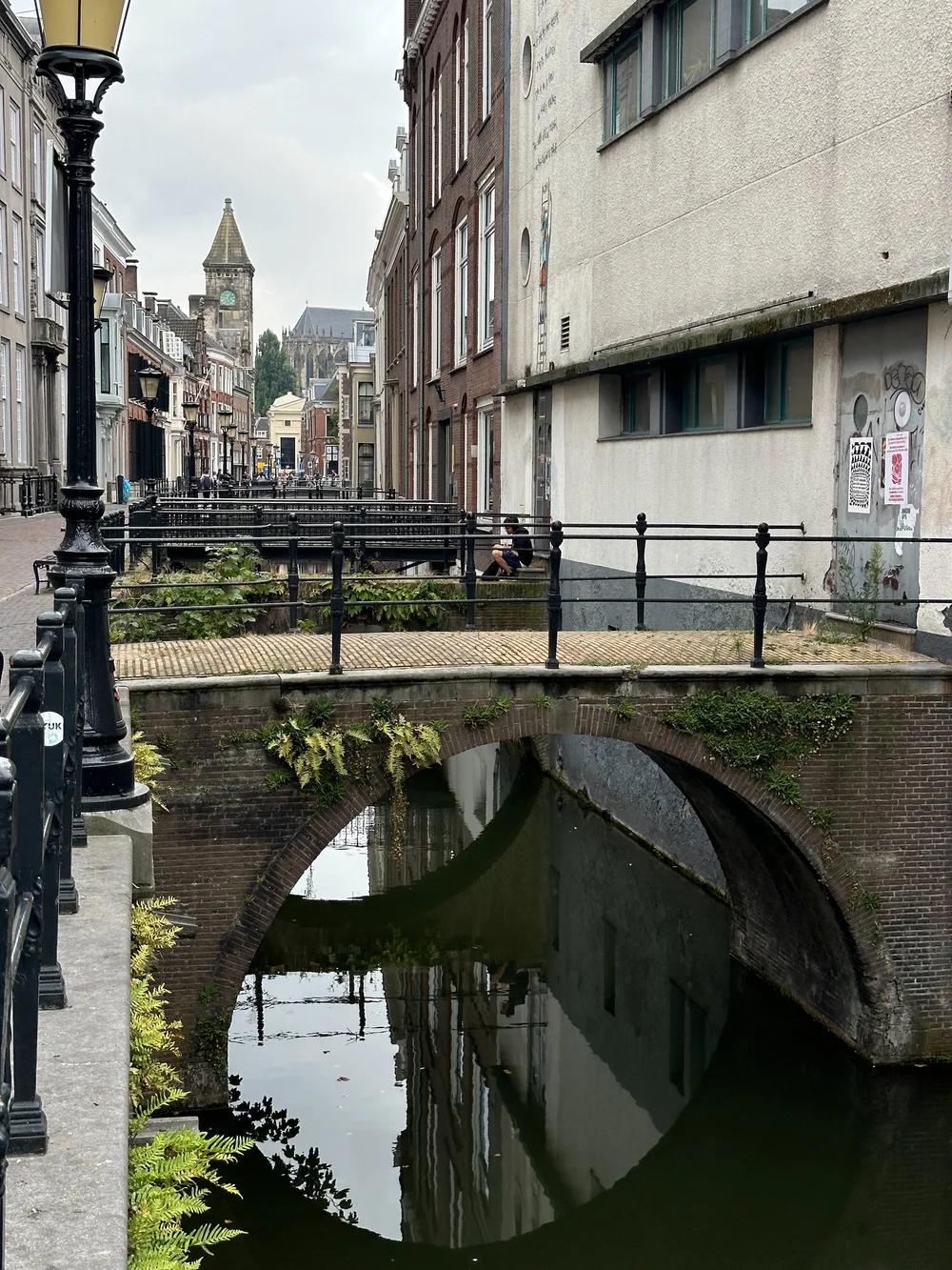  A small, interesting side canal as we explored the city.  
