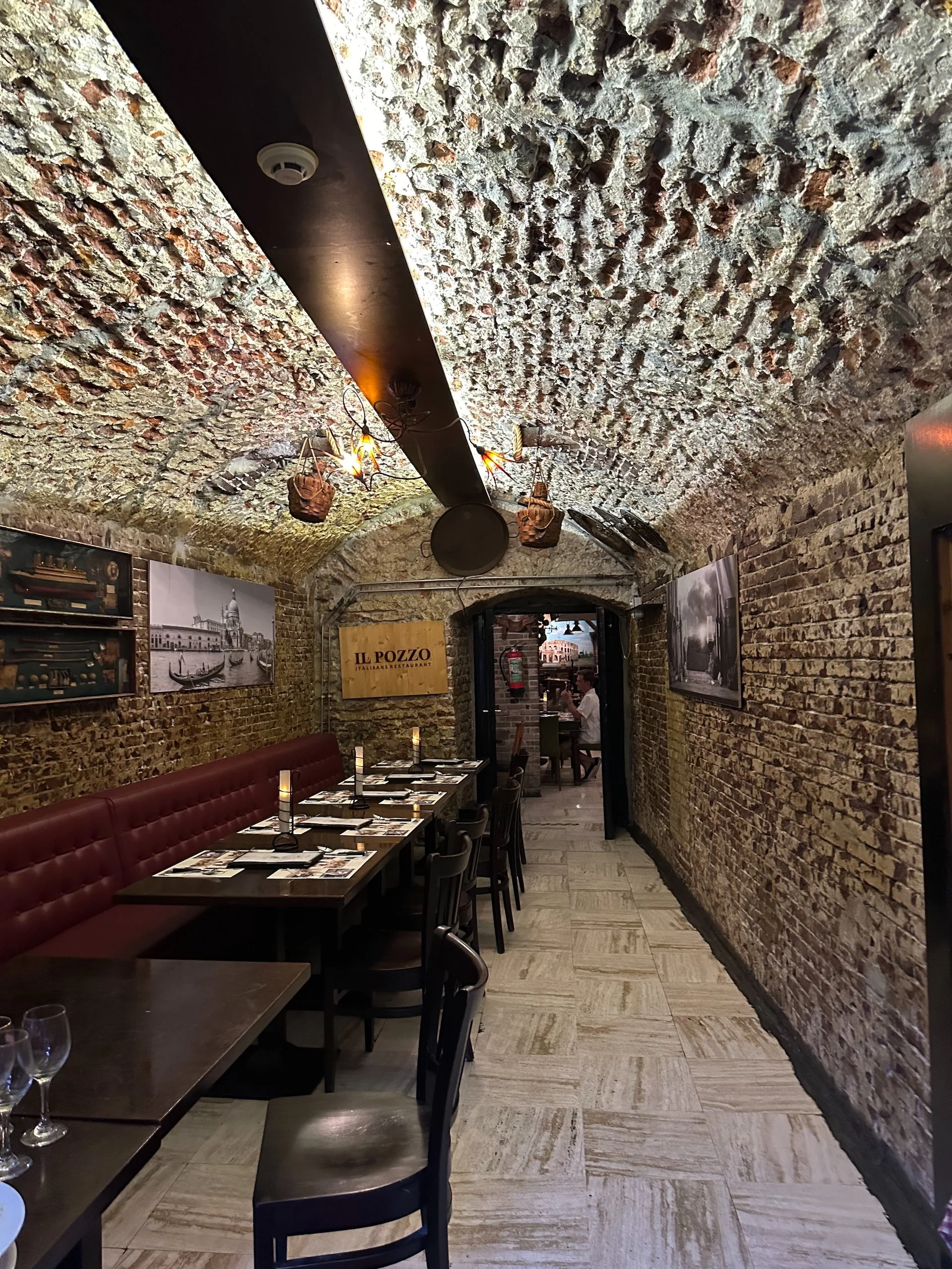  The inside of this restaurant was just as amazing as last night’s.  