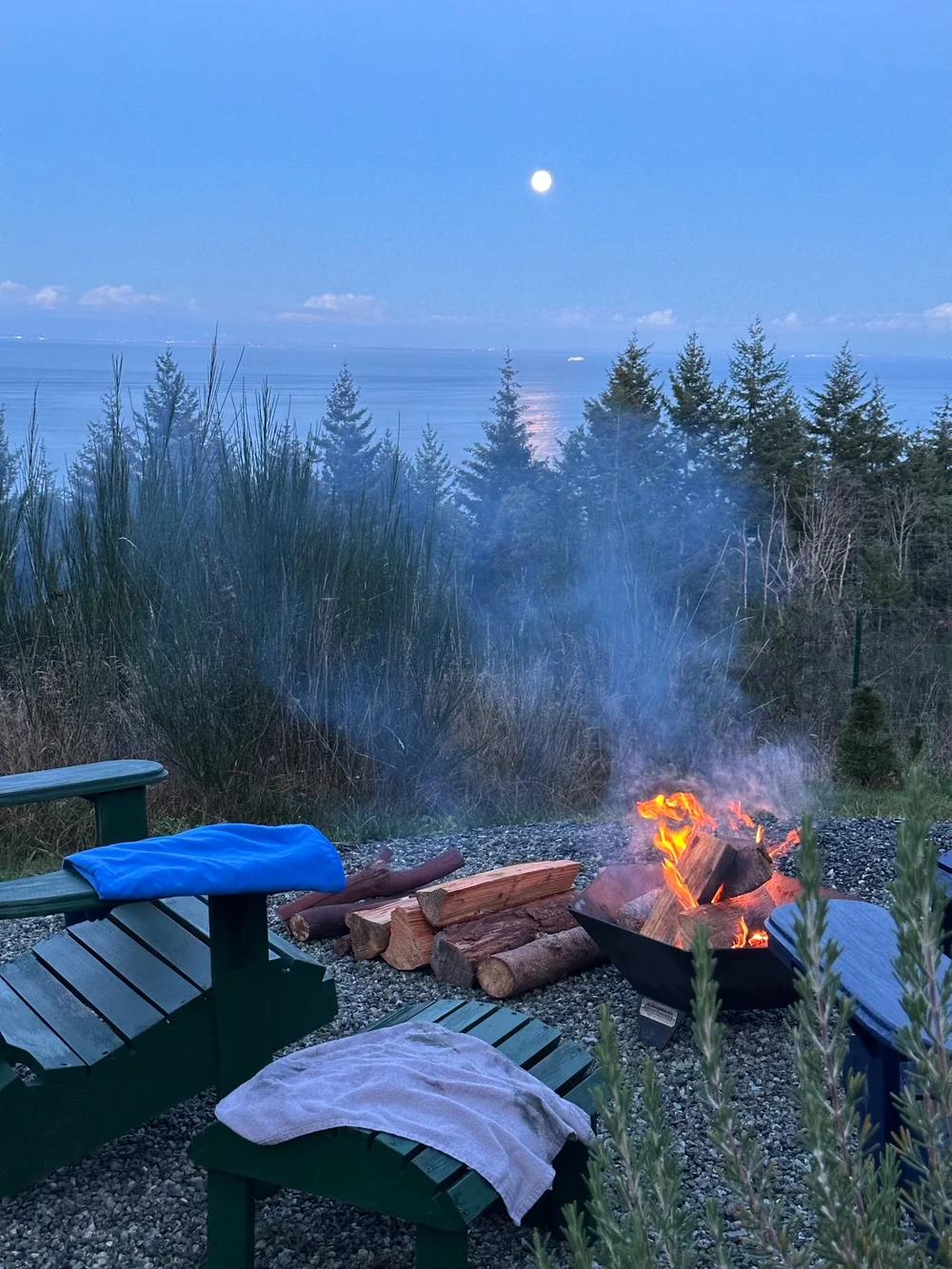  It was time for a nice outdoor fire.  