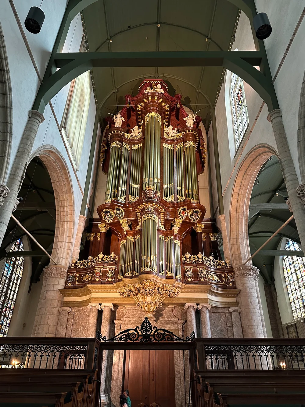  As with many of the churches we saw, if had an amazing organ. 
