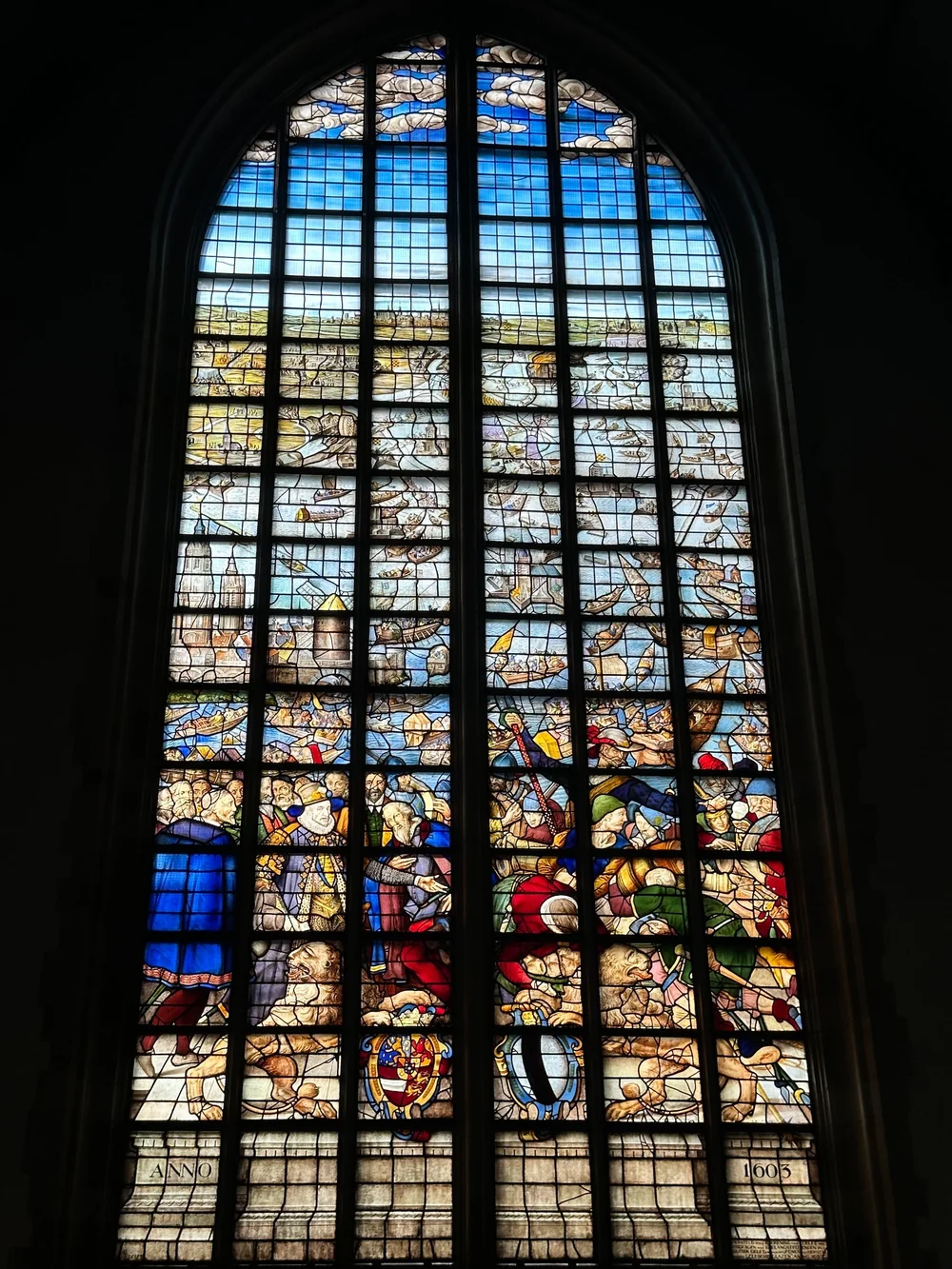  Each of the stained glass panels had a unique story to tell.  