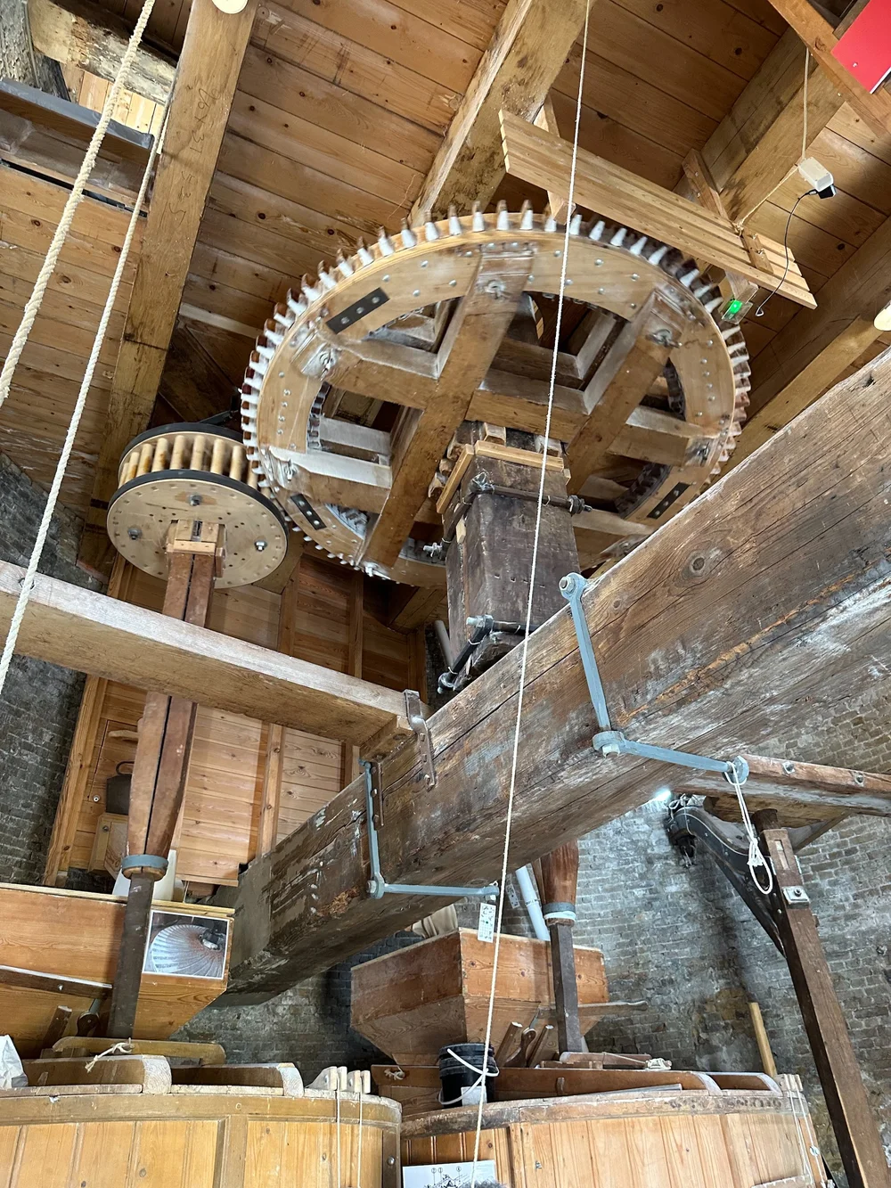 The inner working of the windmill.  