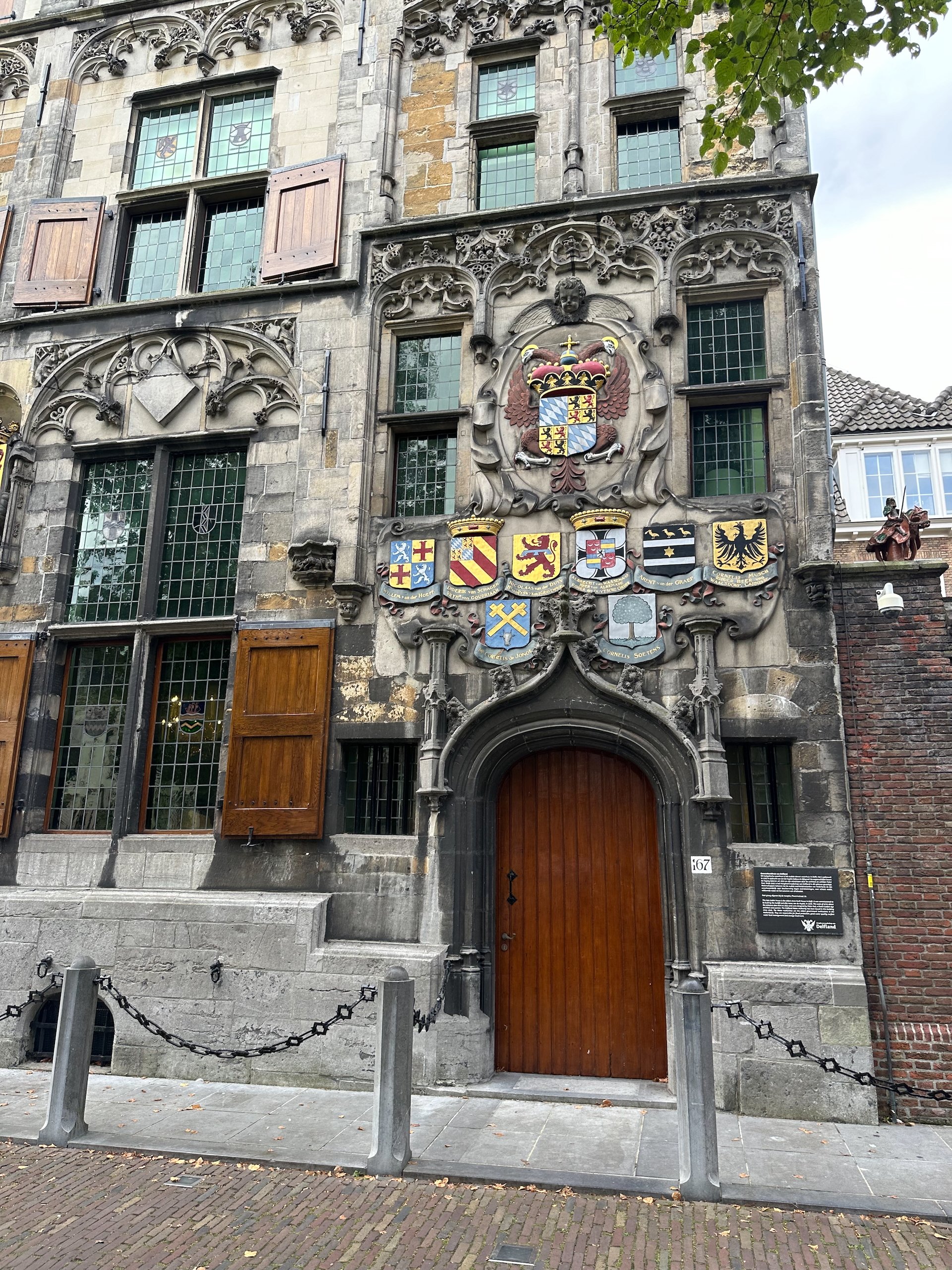  The oldest building in Delft. It is quite spectacular to look at.  