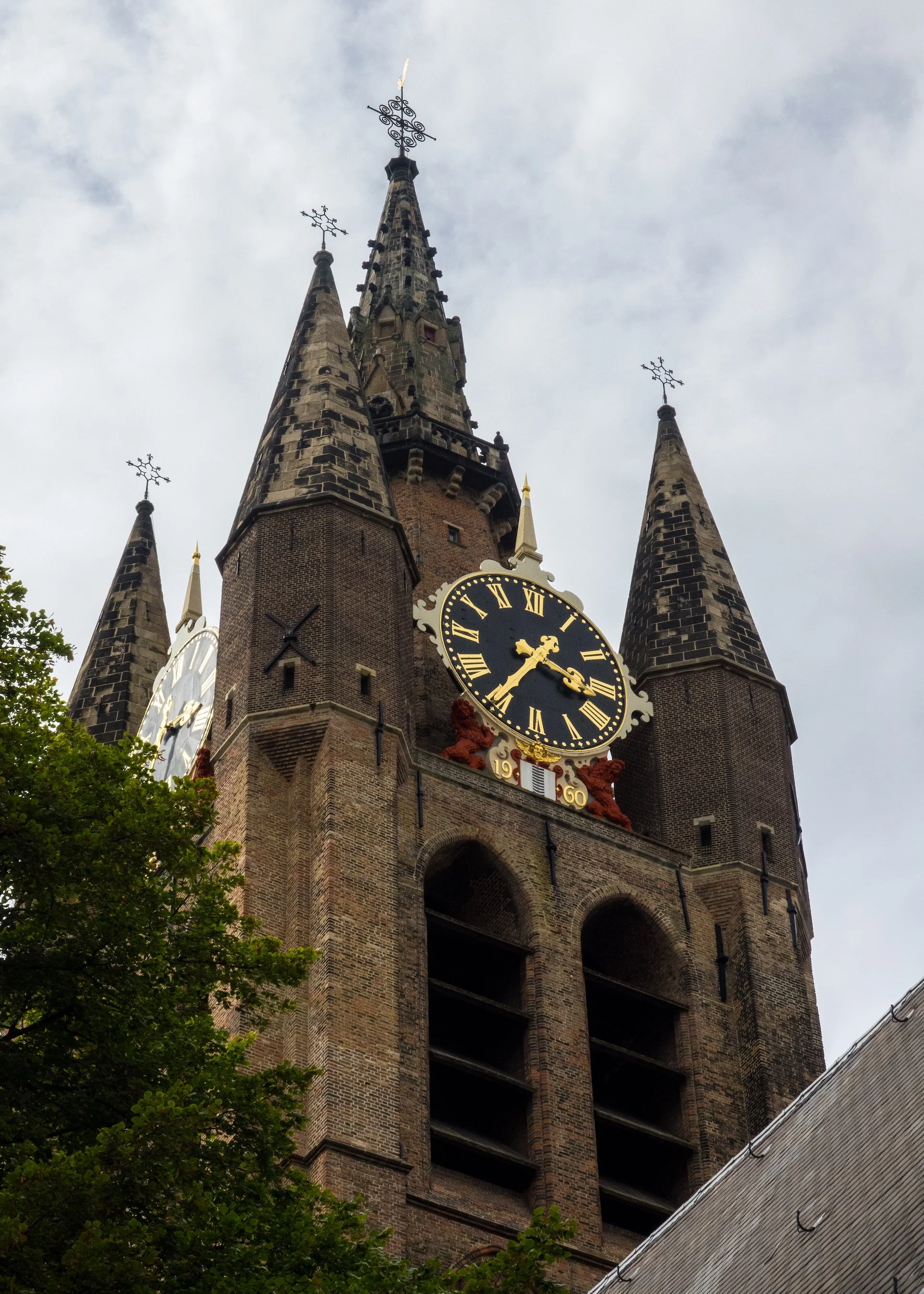  Looking up at the clock tower.  