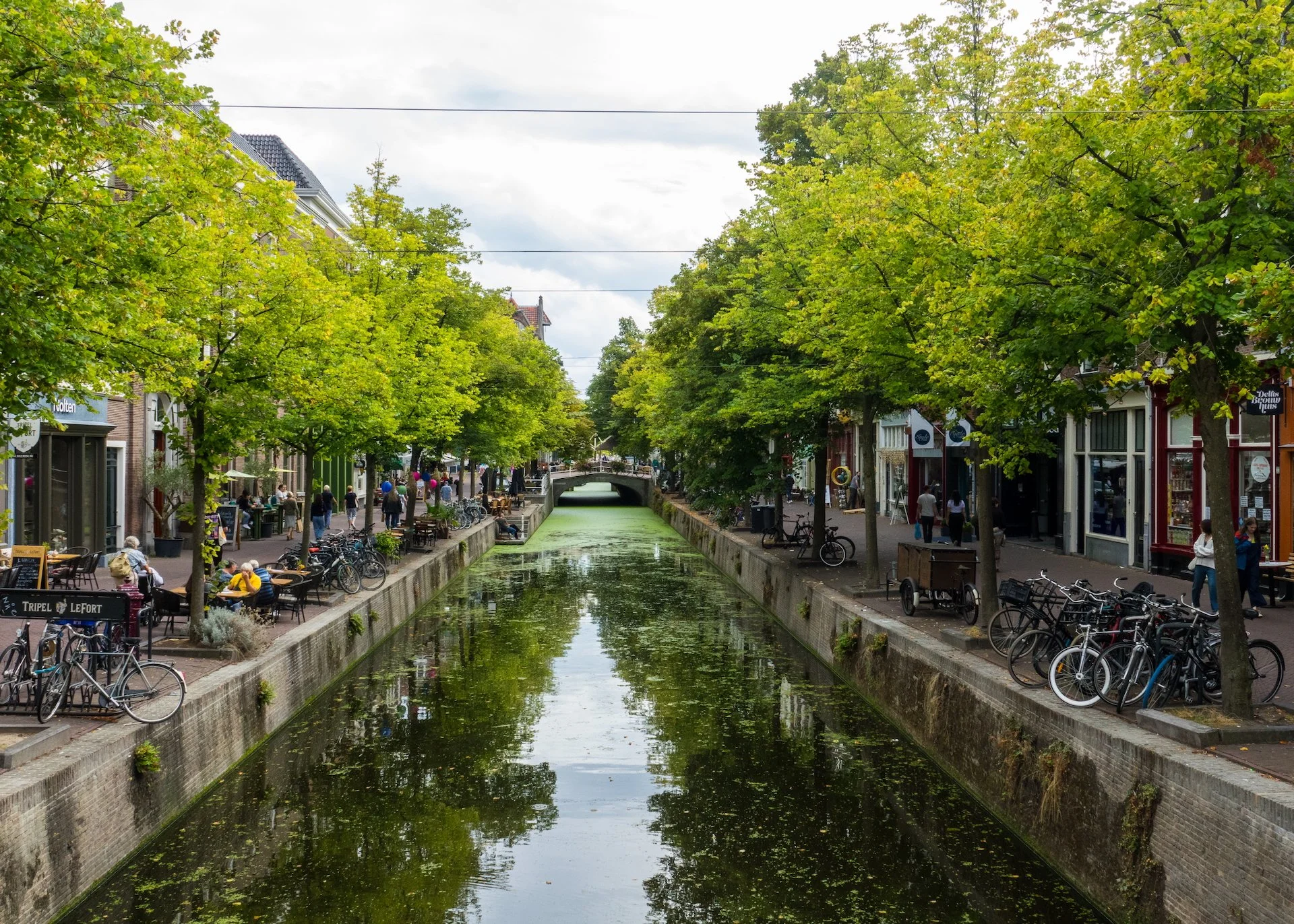  One of the many canals that lead through the town.  