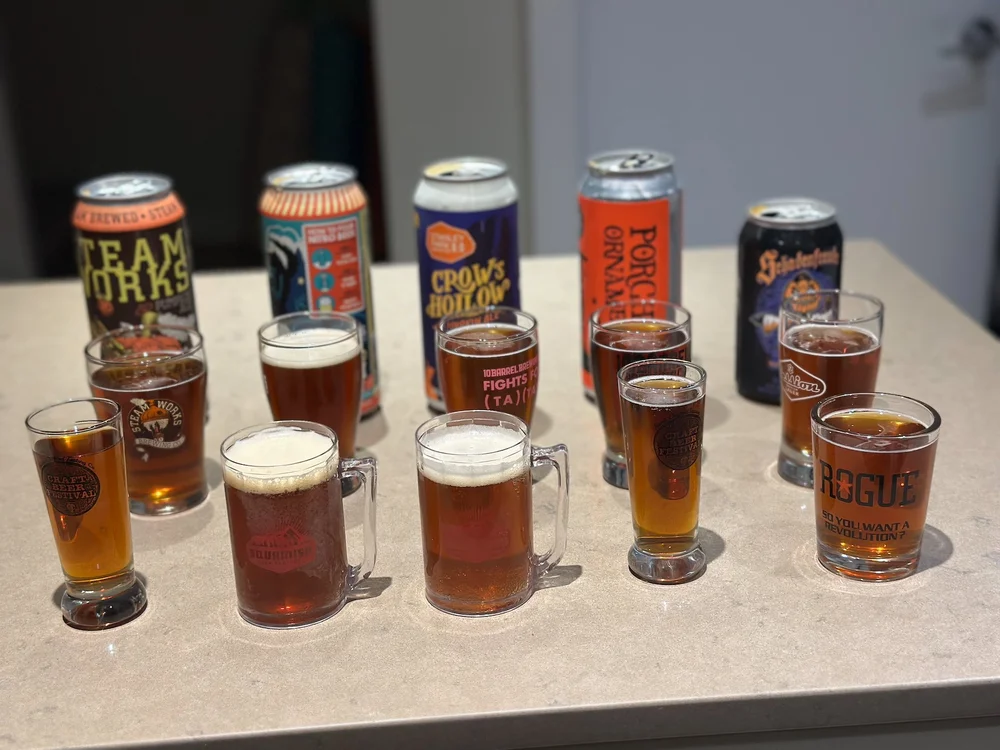  It wasn’t a blind tasting - we really didn’t have the set-up for that. But we did try them all, to get a sense.  