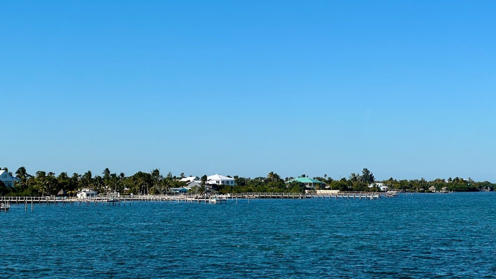  One of the typical views along thwe way, on one of the many small islands that the highway connects.  
