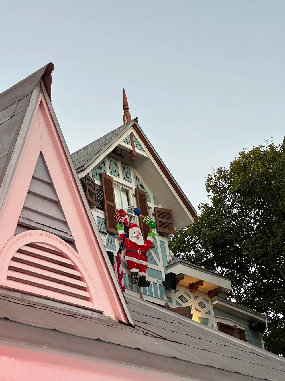  One of the cool parts of the trip was that we were close enough to Christmas that the town was decked out. And boy do they like to decorate for Christmas! 