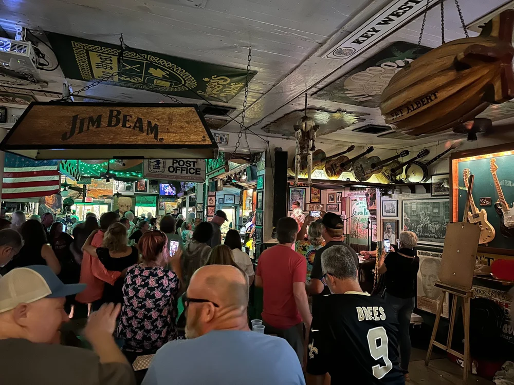  The Green Parrot, where we watched some live music one night.  