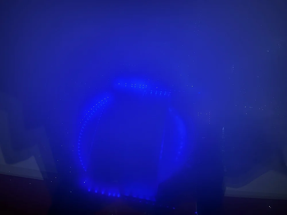  A hazy view of the lights on Rogers Center (it’s still SkyDome to me). 