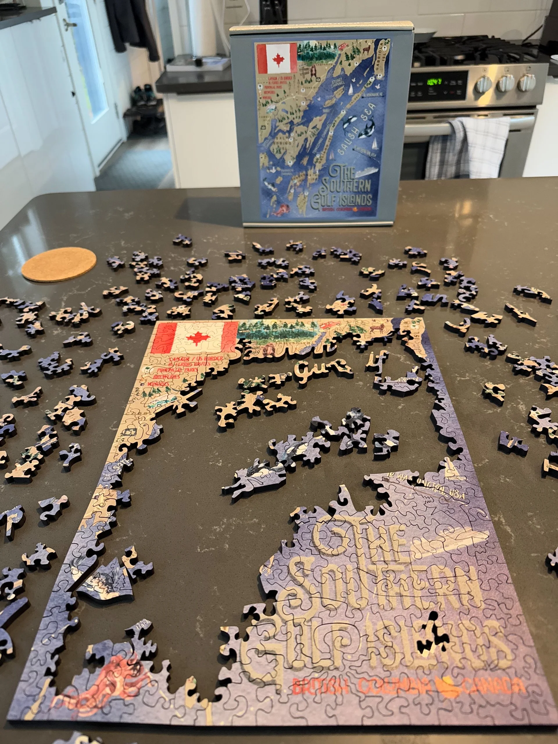 The puzzle came together fairly quickly over the courseof the weekend.