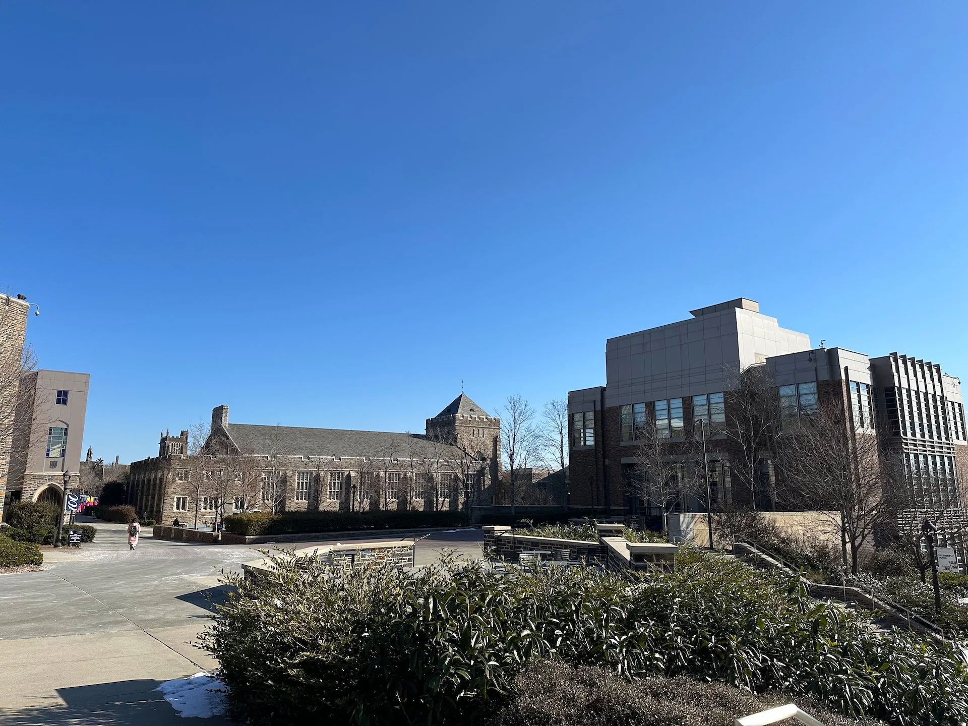  A view of part of the campus. 