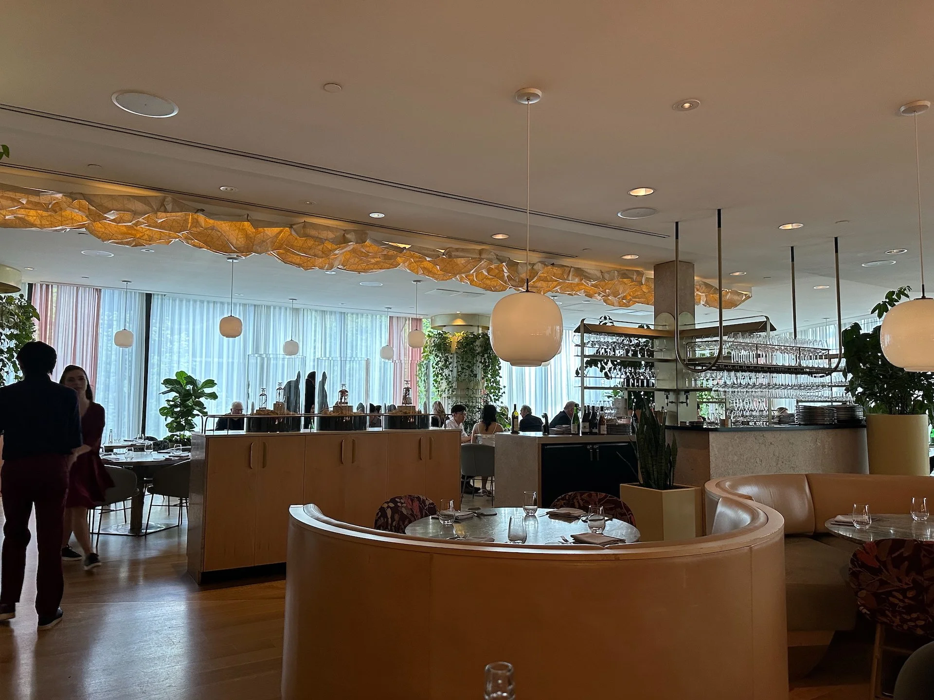  The restaurant is nice - a relaxed vibe.  