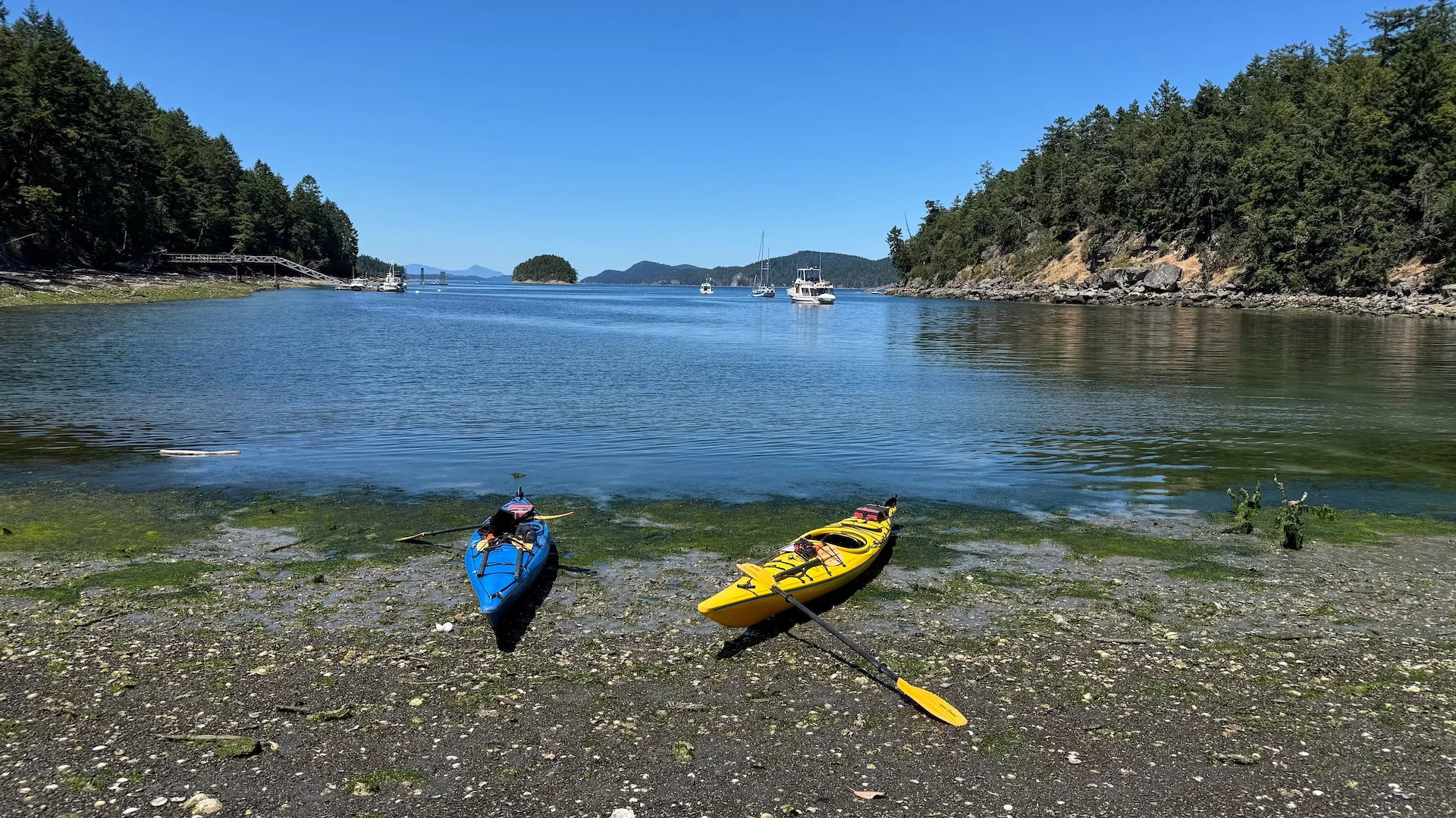  We pulled into a protected cove and beach on Parker Island for a break and to have our lunch.  