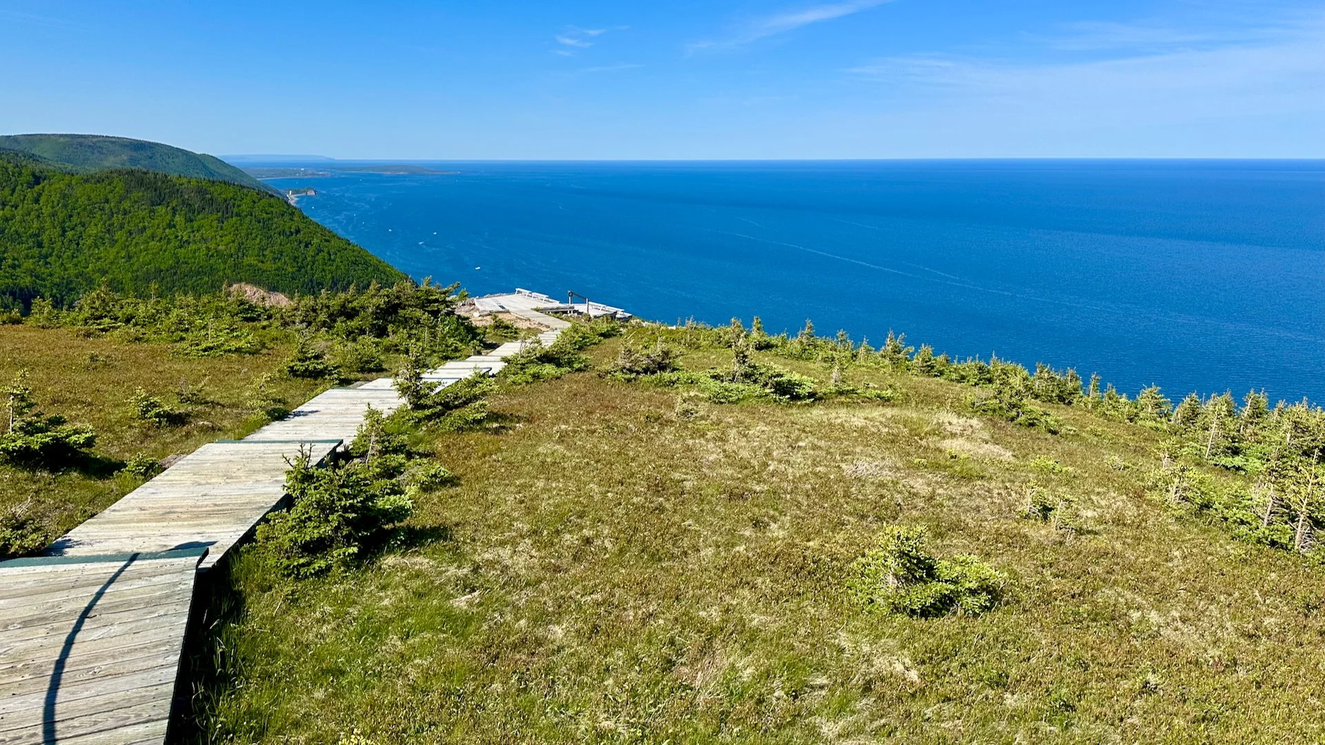  From the top, the boardwalk looked like it just went out a short distance. We were soon to learn otherwise… 