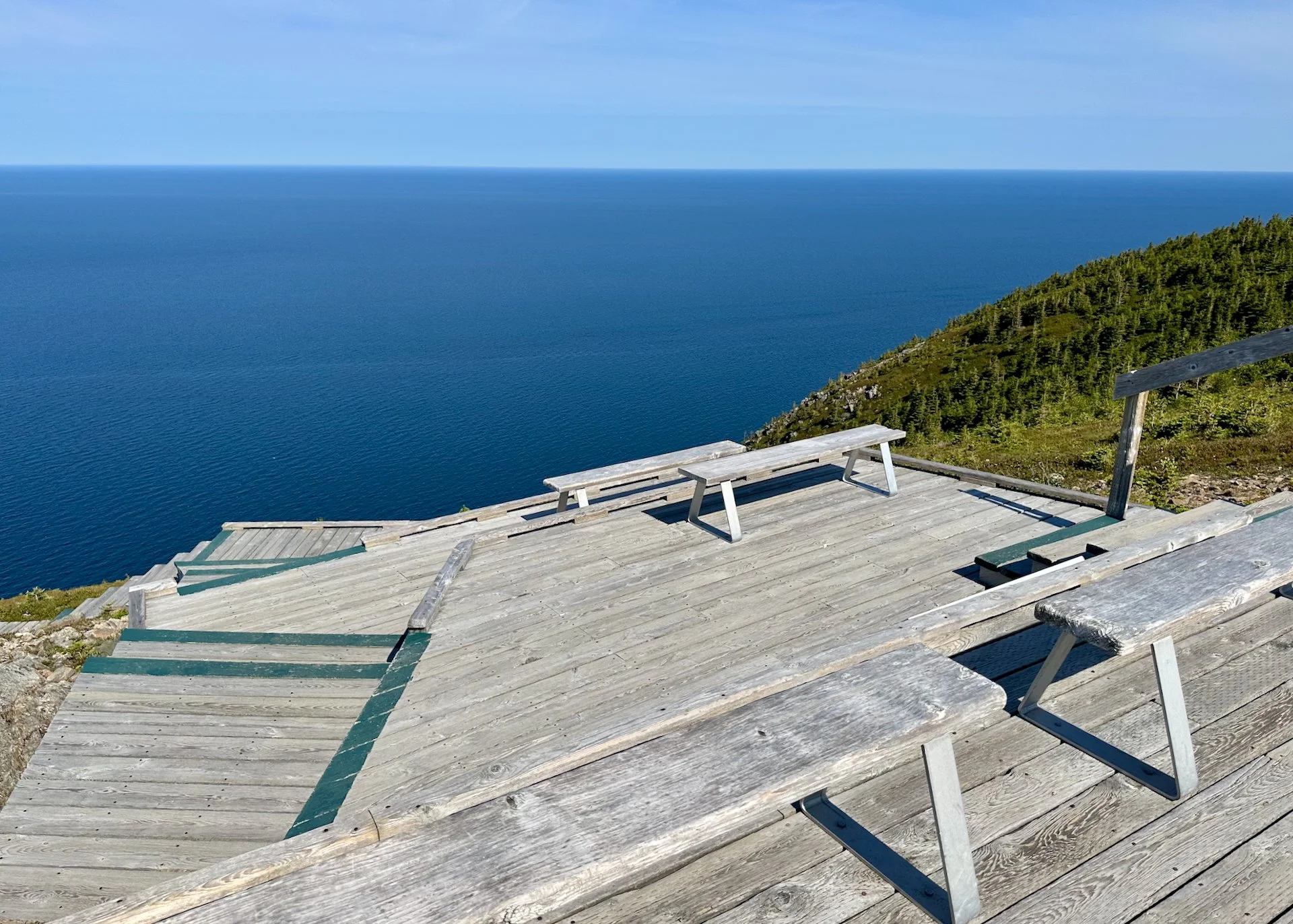  One of the many intermediary viewpoints/lookouts built into the amazing boardwalk. 
