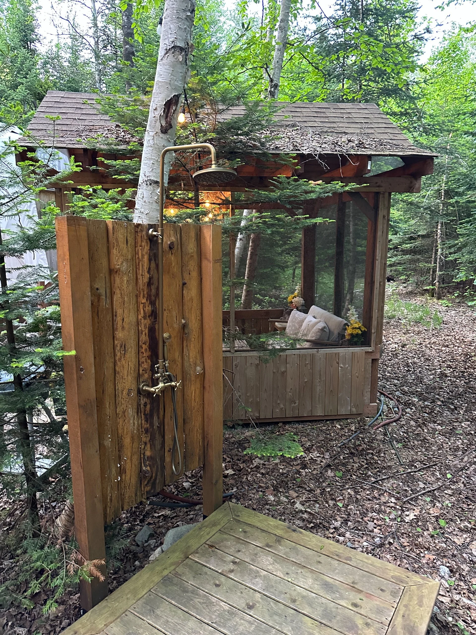  I love an outdoor shower. 