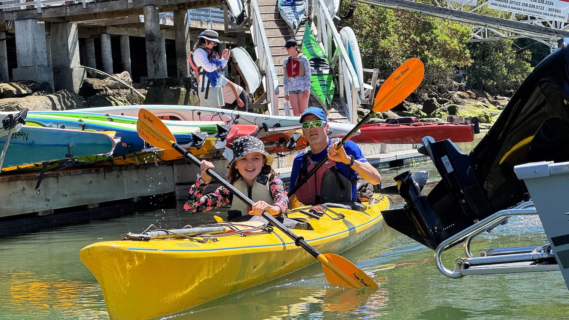  Mark and Claire - leading the way.  