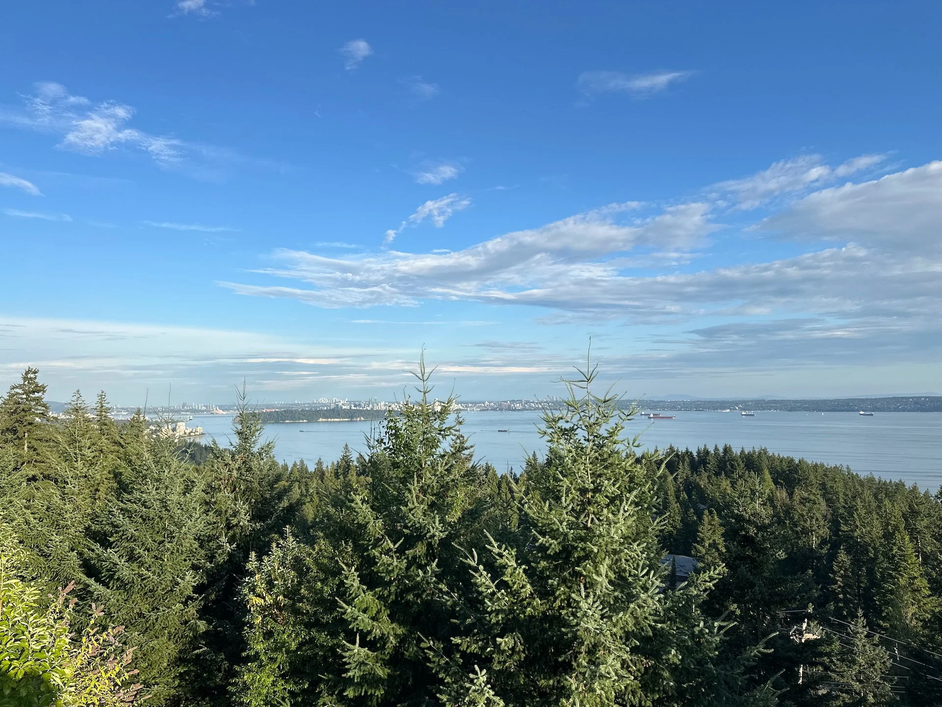  Looking back to Vancouver. 