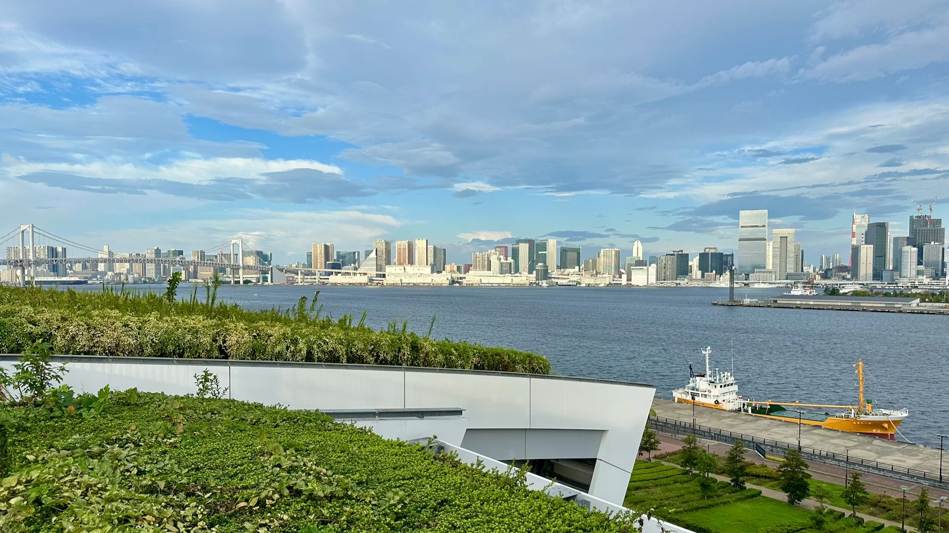  The views out over the river and the city were pretty spectacular. 