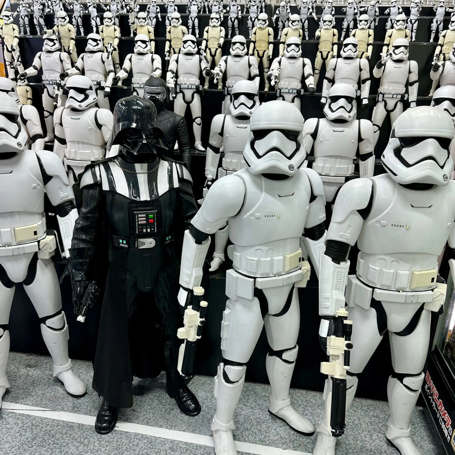  HOw can you not love Stormtroopers in every size imaginable?  
