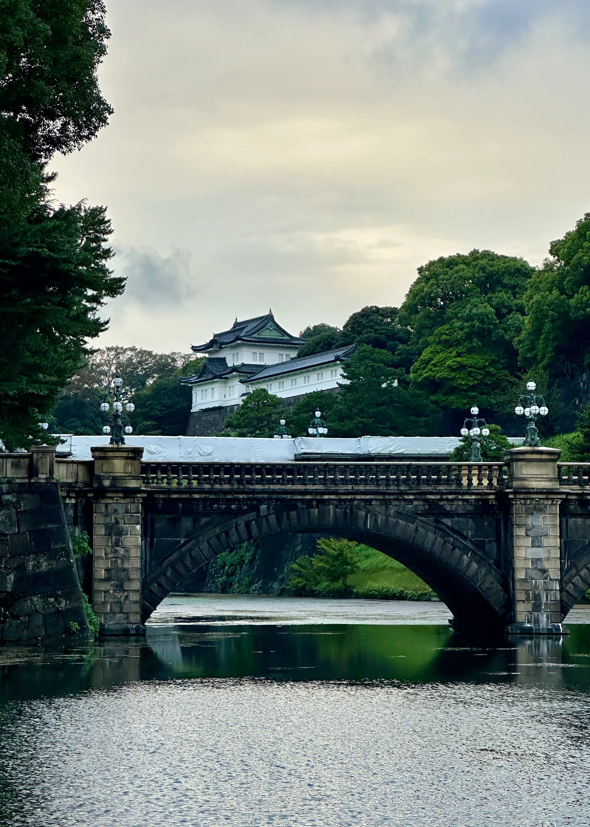  Looking up towards the palace. 