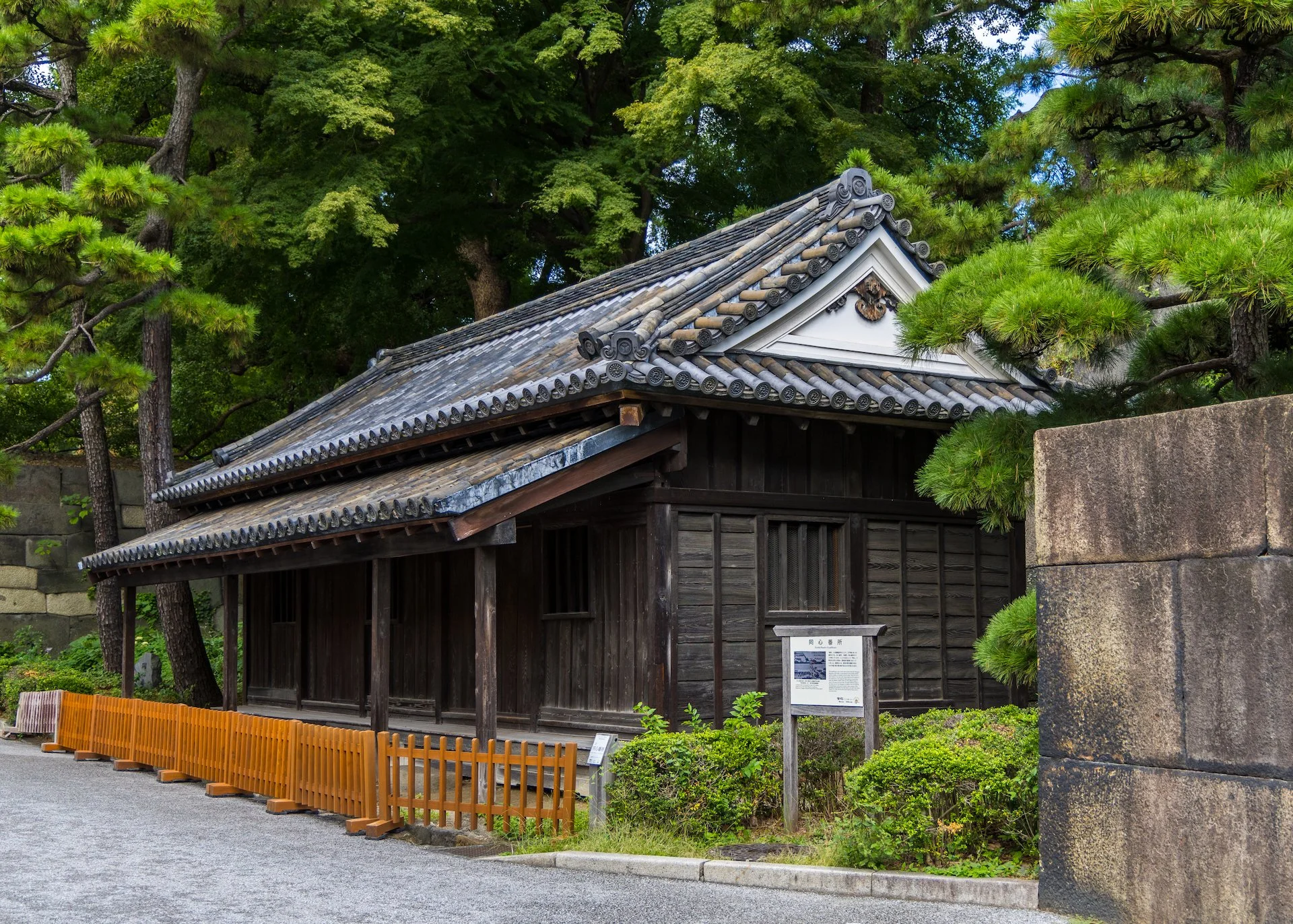  One of the original guard houses. Across the courtyard was a much bigger one that housed over 100 guards.  