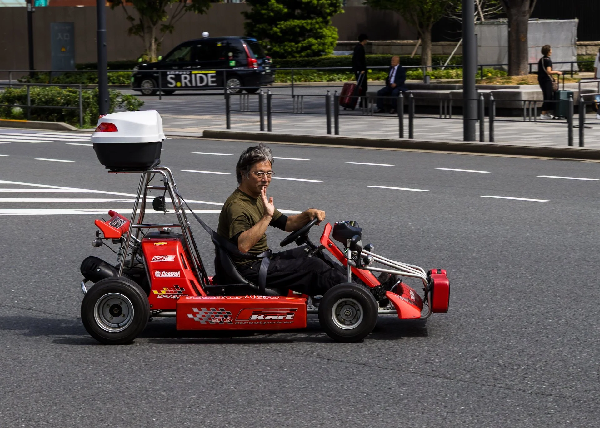  More on this later, but these little go carts are somehow street legal and all around Tokyo. 