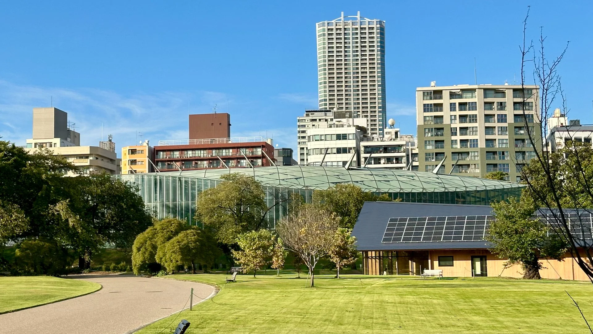  We first noticed the greenhouse from a distance and did not really appreciate how big it was. 