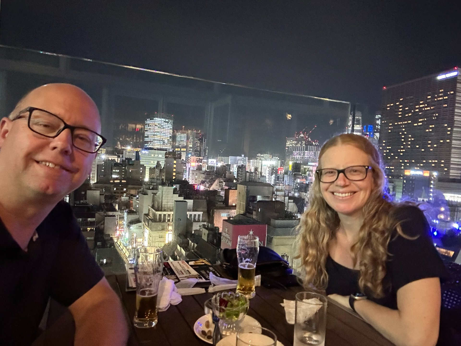  It was a pretty great rooftop bar, and the view was amazing. 