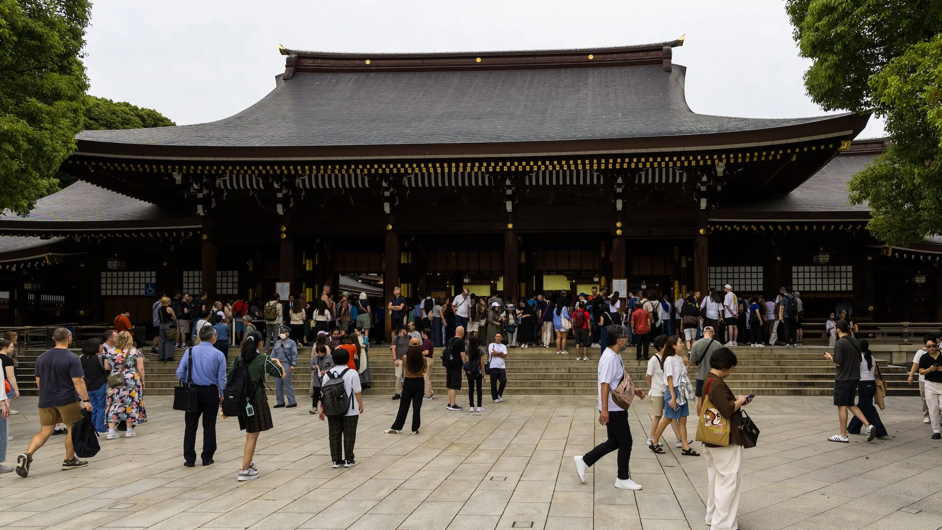  This was more the norm. Up inside was where the ceremonies take place. But you just couldn’t get near it.  