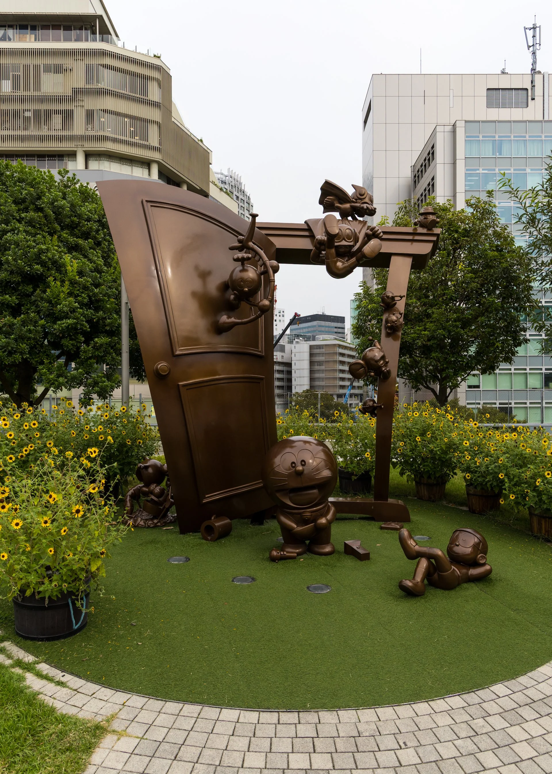  There were all kinds of different “zones” - rock climbing, a skateboard park and these fun sculptures scattered throughout.  