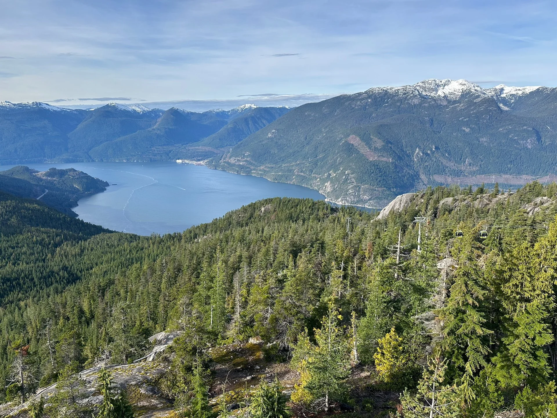  It was a gorgeous day, with spectacular views out over Howe Sound.  