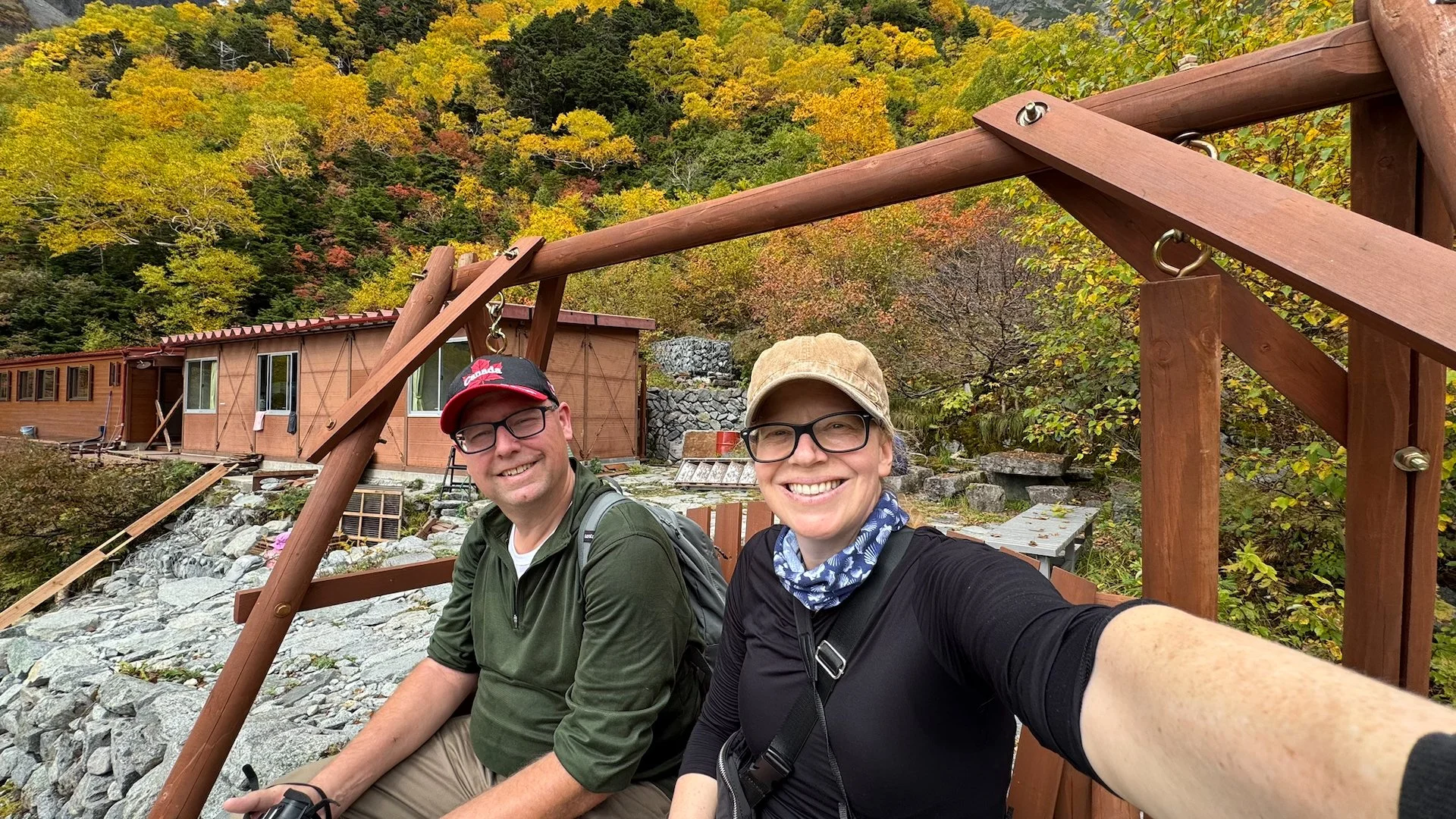  We took a load off for a few minutes. 