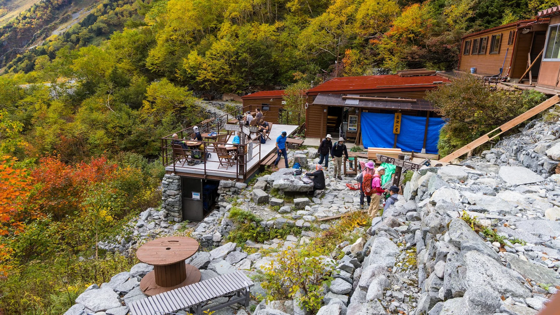  The deck was an amazing spot to hang out and have a late lunch.  