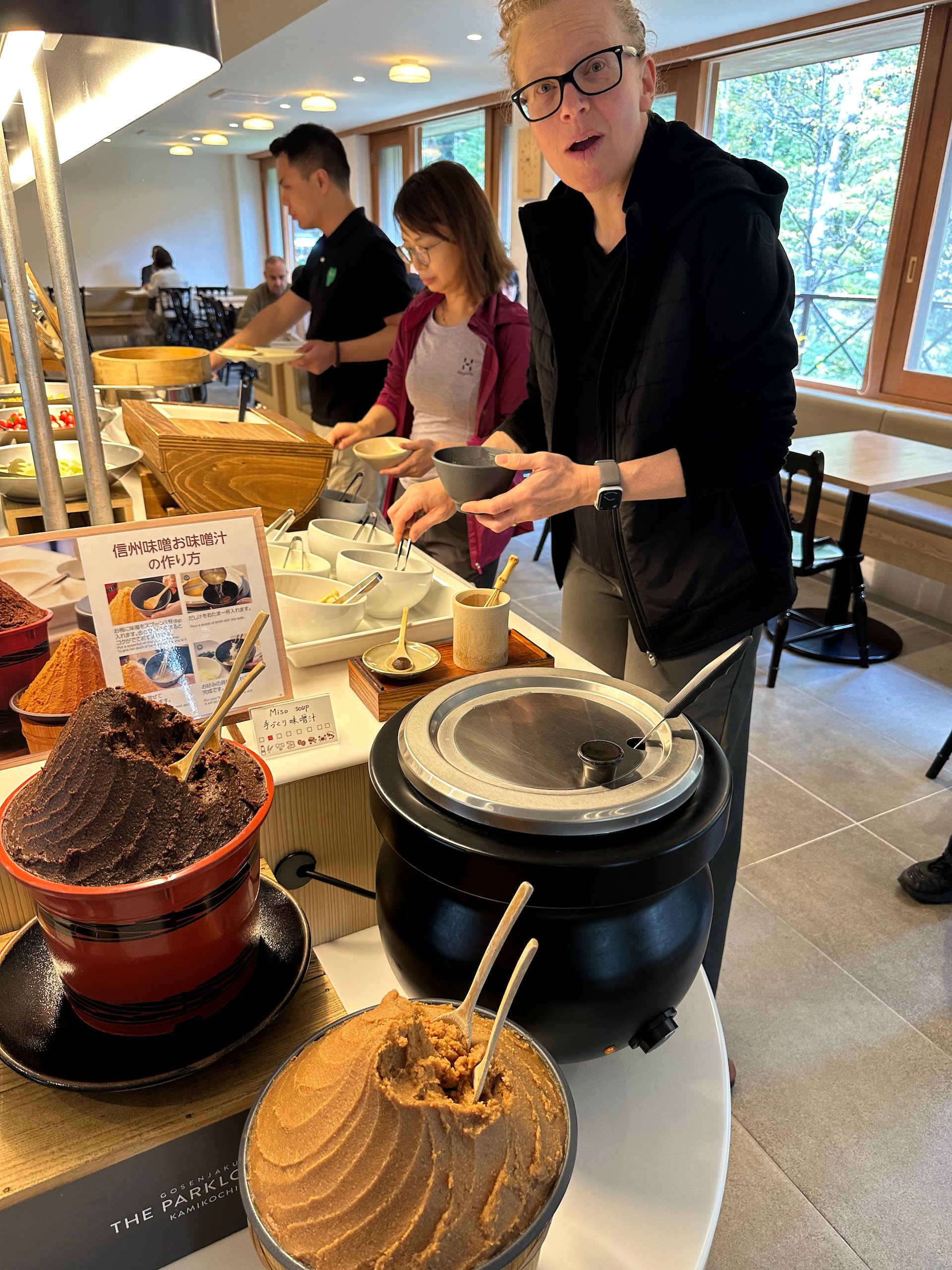 Justine gave it a try. It was pretty good!