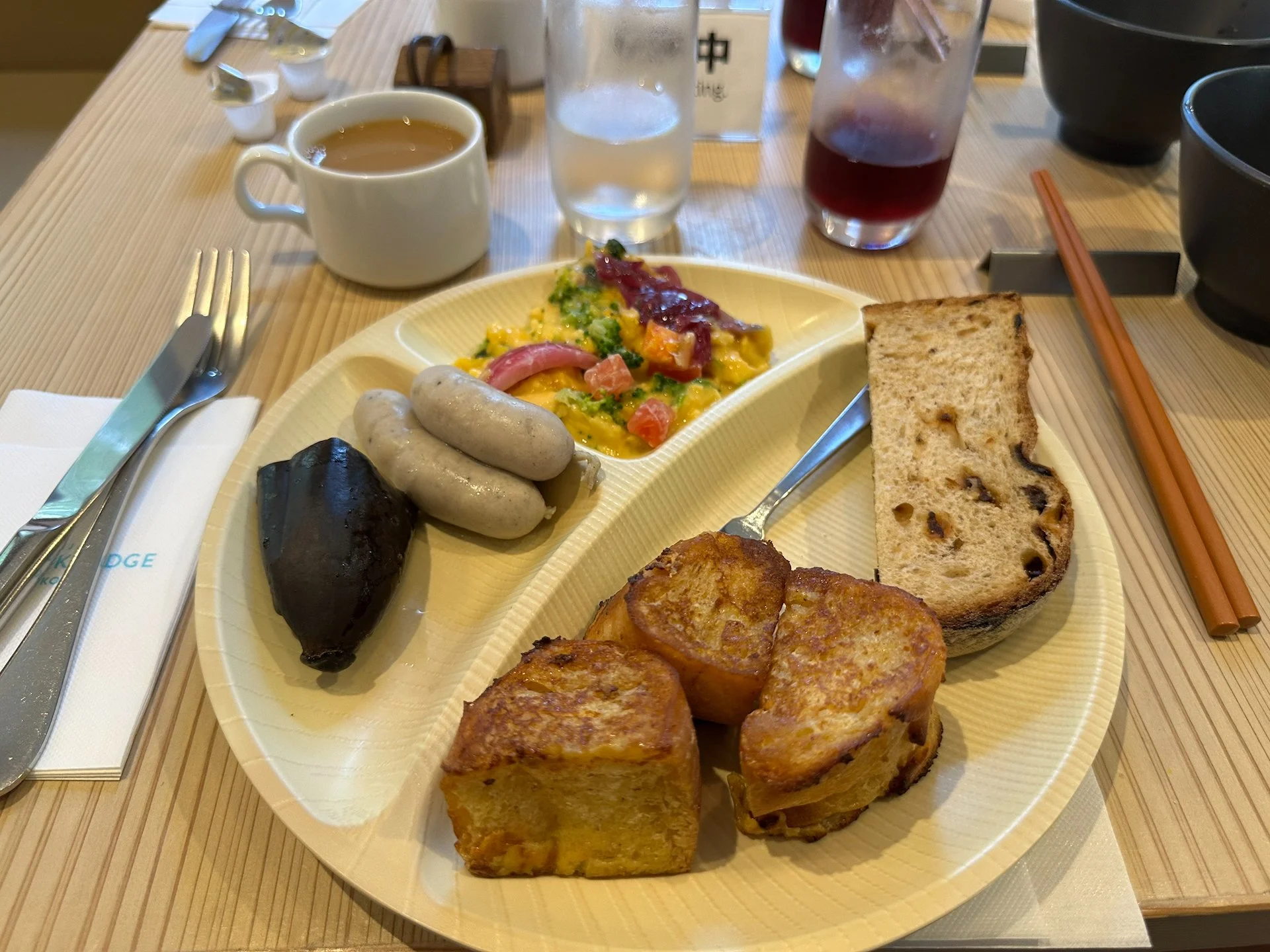 The famous French toast.