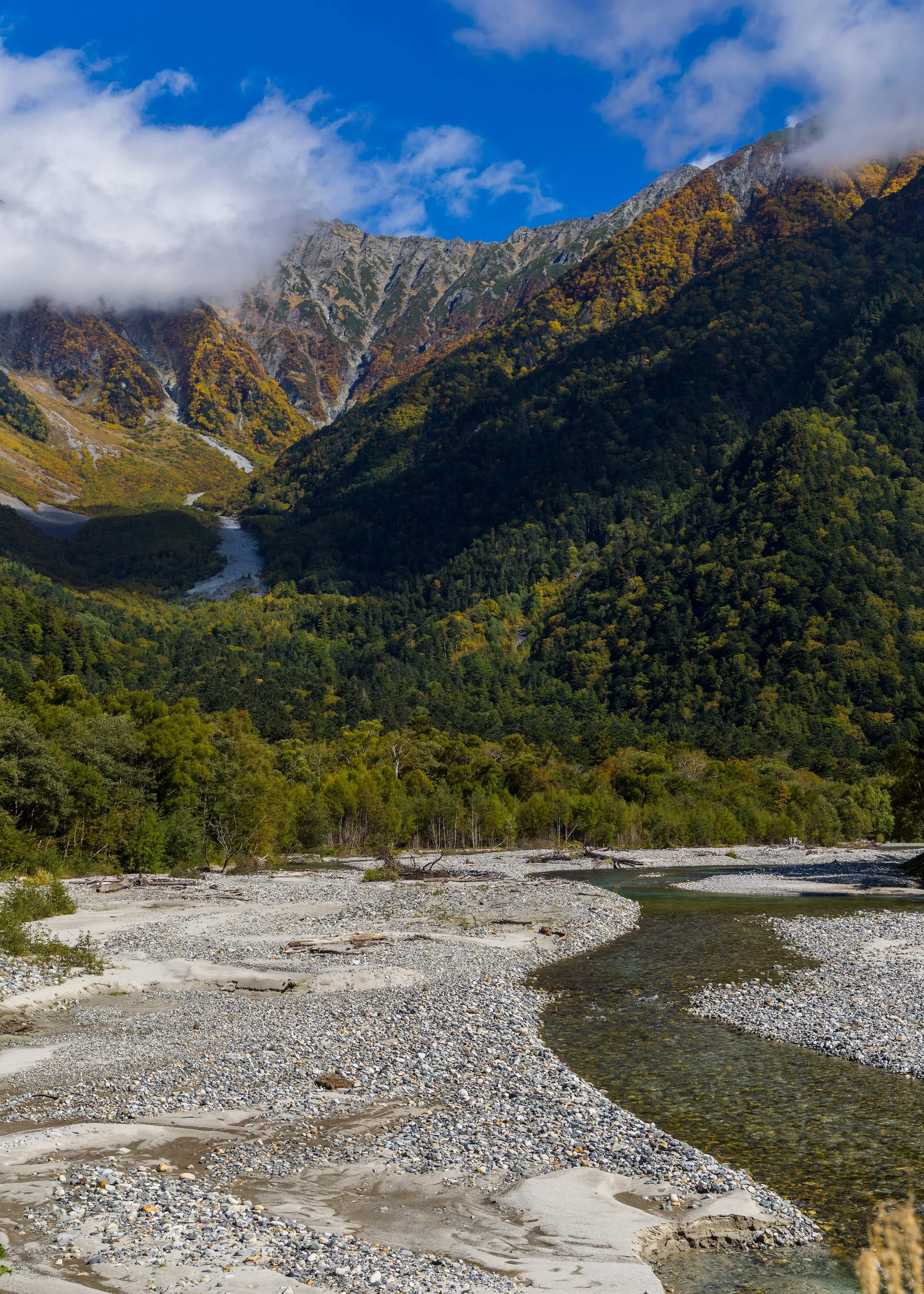  The scree slope you can see basically leads up to where the hut is.  