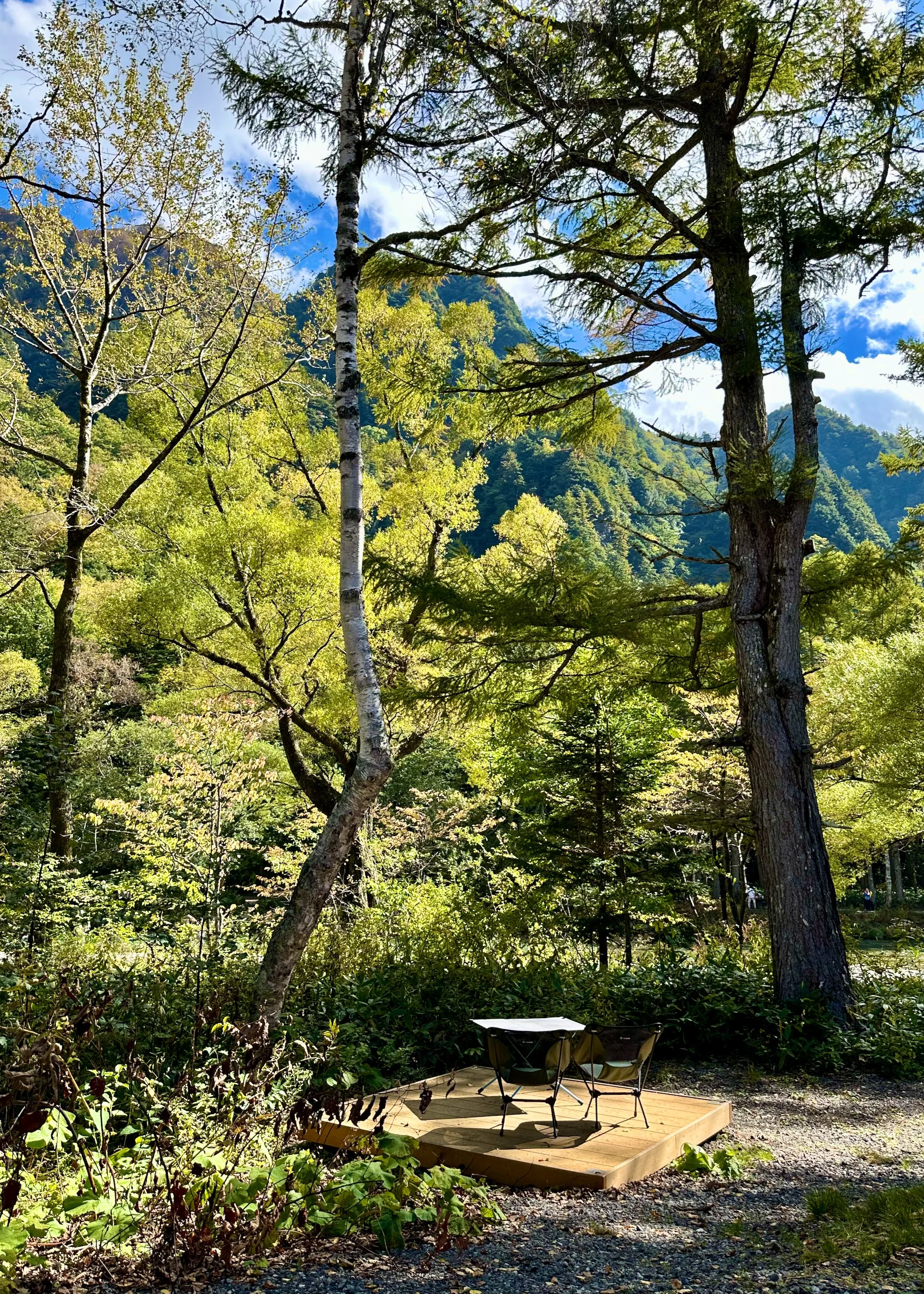  We sat out front and had a beer, enjoying the views. 