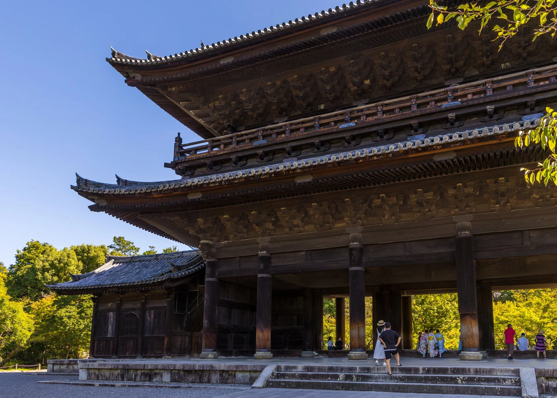  The people gve you a sense of scale. You could pay to climb up to the top, but we passed.  