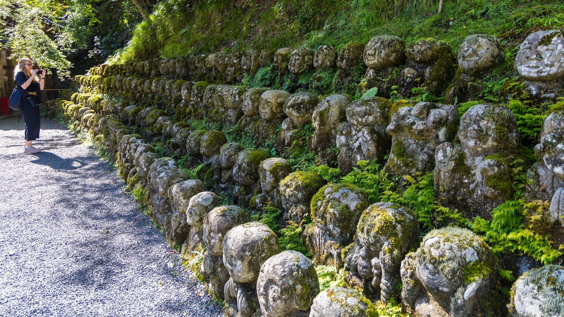  With Justine, for a sense of scale. 